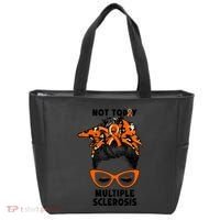 Messy Bun Hair Multiple Sclerosis Awareness Tote Bag thumb 0