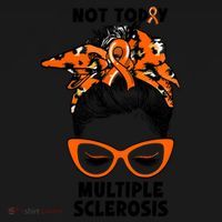 Messy Bun Hair Multiple Sclerosis Awareness Tote Bag thumb 4