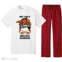 Messy Bun Hair Multiple Sclerosis Awareness Pajama Set thumb 0