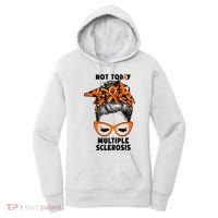 Messy Bun Hair Multiple Sclerosis Awareness Women's Hoodie thumb 0
