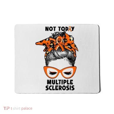 Messy Bun Hair Multiple Sclerosis Awareness Mousepad