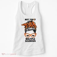 Messy Bun Hair Multiple Sclerosis Awareness Women's Tank Top thumb 0