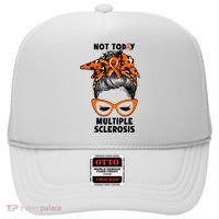 Messy Bun Hair Multiple Sclerosis Awareness Hat thumb 0