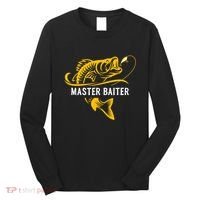 Master Baiter Hoocker Funny Fishing Gift Long Sleeve Shirt thumb 0