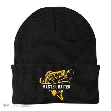 Master Baiter Hoocker Funny Fishing Gift Beanie