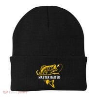 Master Baiter Hoocker Funny Fishing Gift Beanie thumb 0