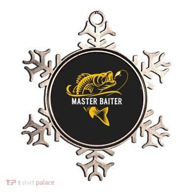 Master Baiter Hoocker Funny Fishing Gift Ornament