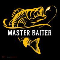Master Baiter Hoocker Funny Fishing Gift Ornament thumb 1