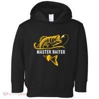 Master Baiter Hoocker Funny Fishing Gift Toddler Hoodie thumb 0
