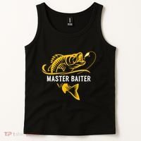 Master Baiter Hoocker Funny Fishing Gift Tank Top thumb 2