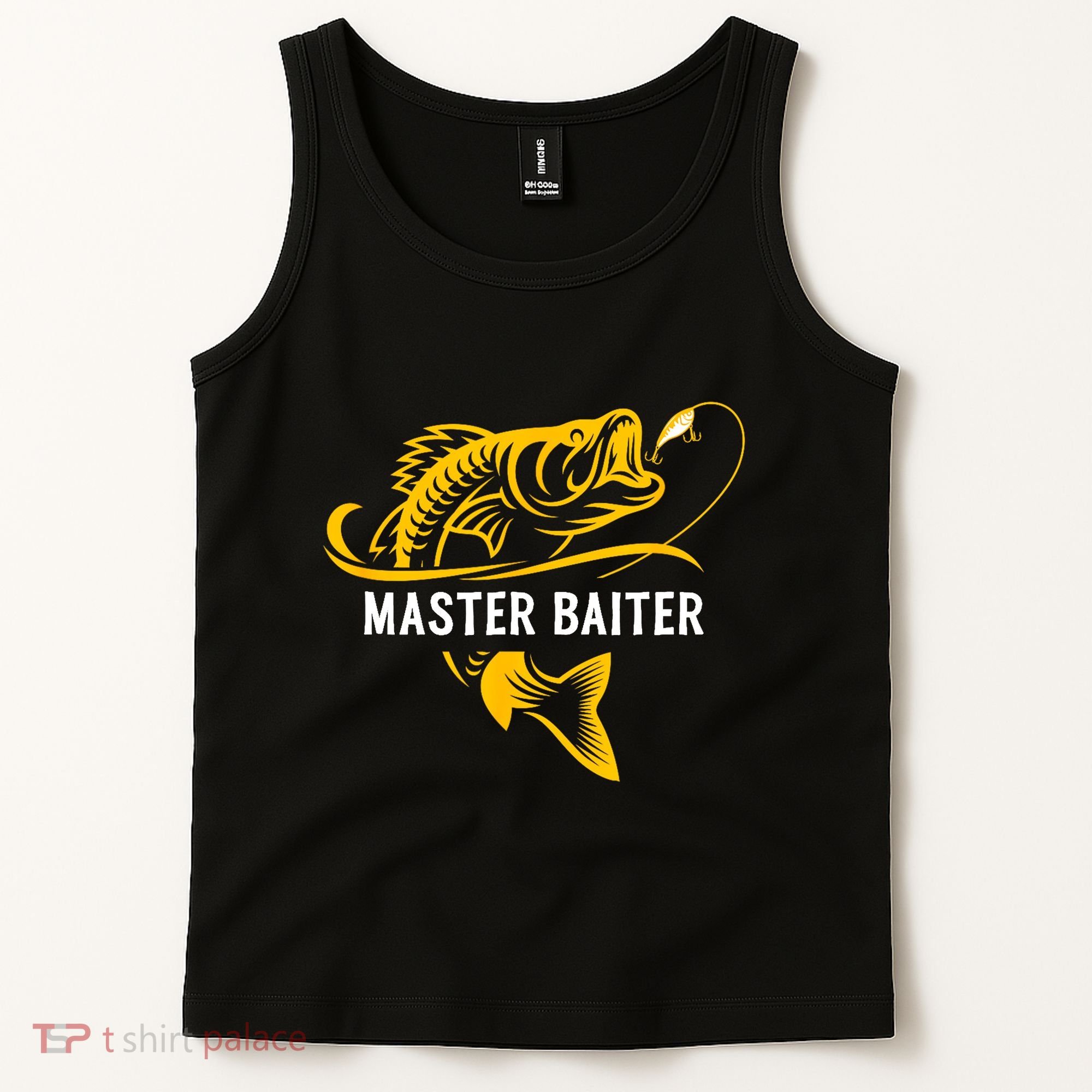 Master Baiter Hoocker Funny Fishing Gift Tank Top