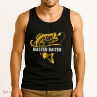 Master Baiter Hoocker Funny Fishing Gift Tank Top thumb 3