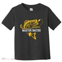 Master Baiter Hoocker Funny Fishing Gift Toddler T-Shirt thumb 0
