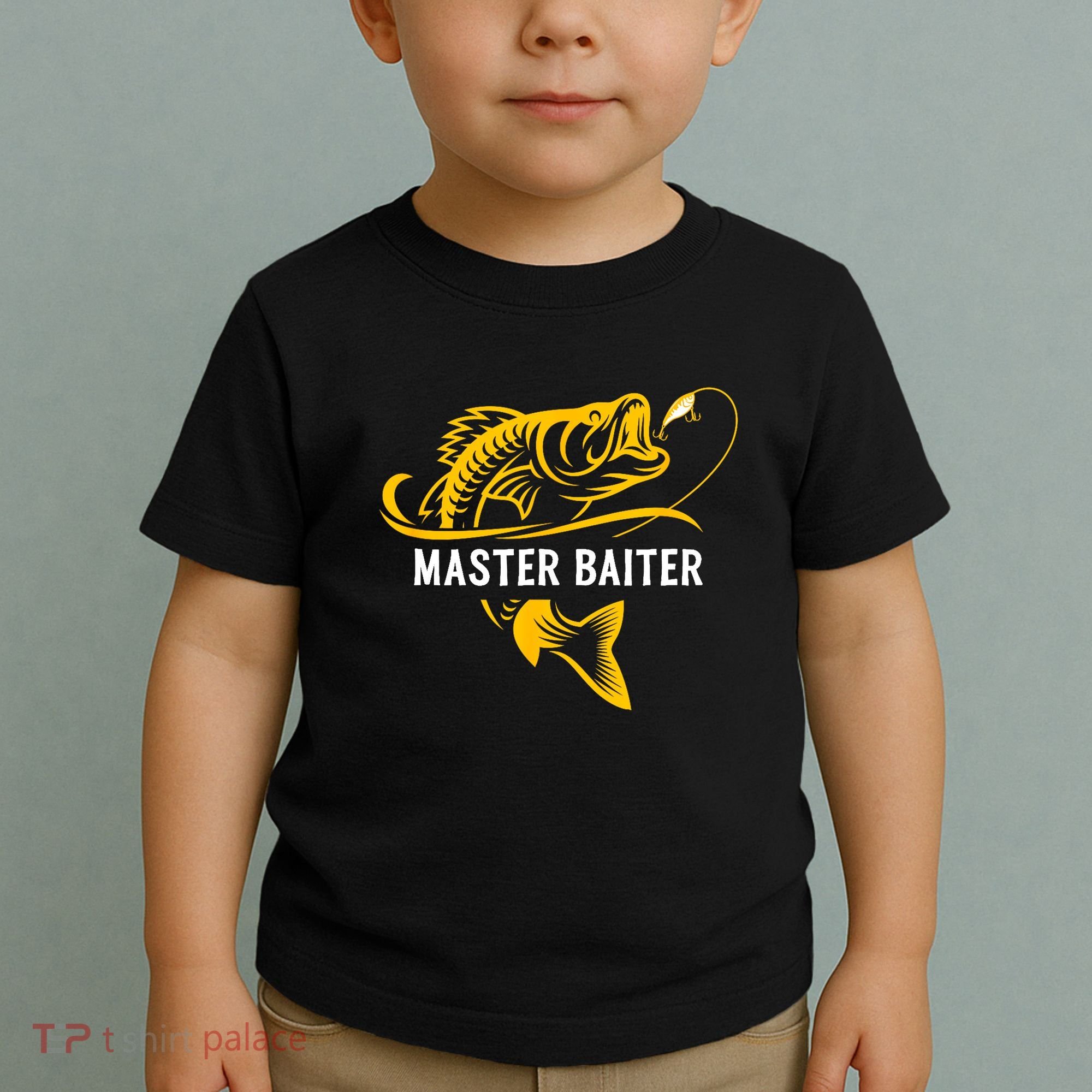 Master Baiter Hoocker Funny Fishing Gift Toddler T-Shirt