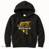 Master Baiter Hoocker Funny Fishing Gift Kids Hoodie thumb 0