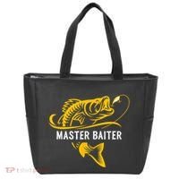 Master Baiter Hoocker Funny Fishing Gift Tote Bag thumb 0
