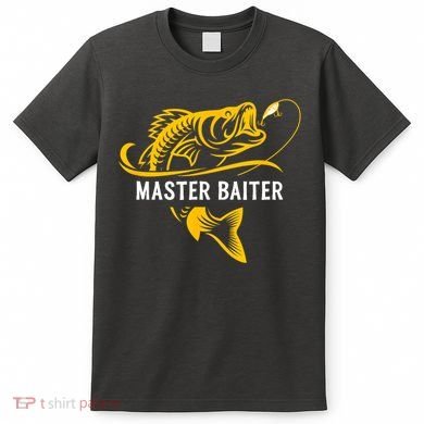 Master Baiter Hoocker Funny Fishing Gift T-Shirt