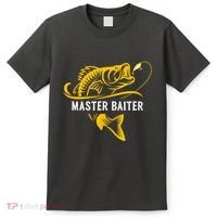 Master Baiter Hoocker Funny Fishing Gift T-Shirt thumb 0