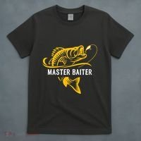 Master Baiter Hoocker Funny Fishing Gift T-Shirt thumb 4