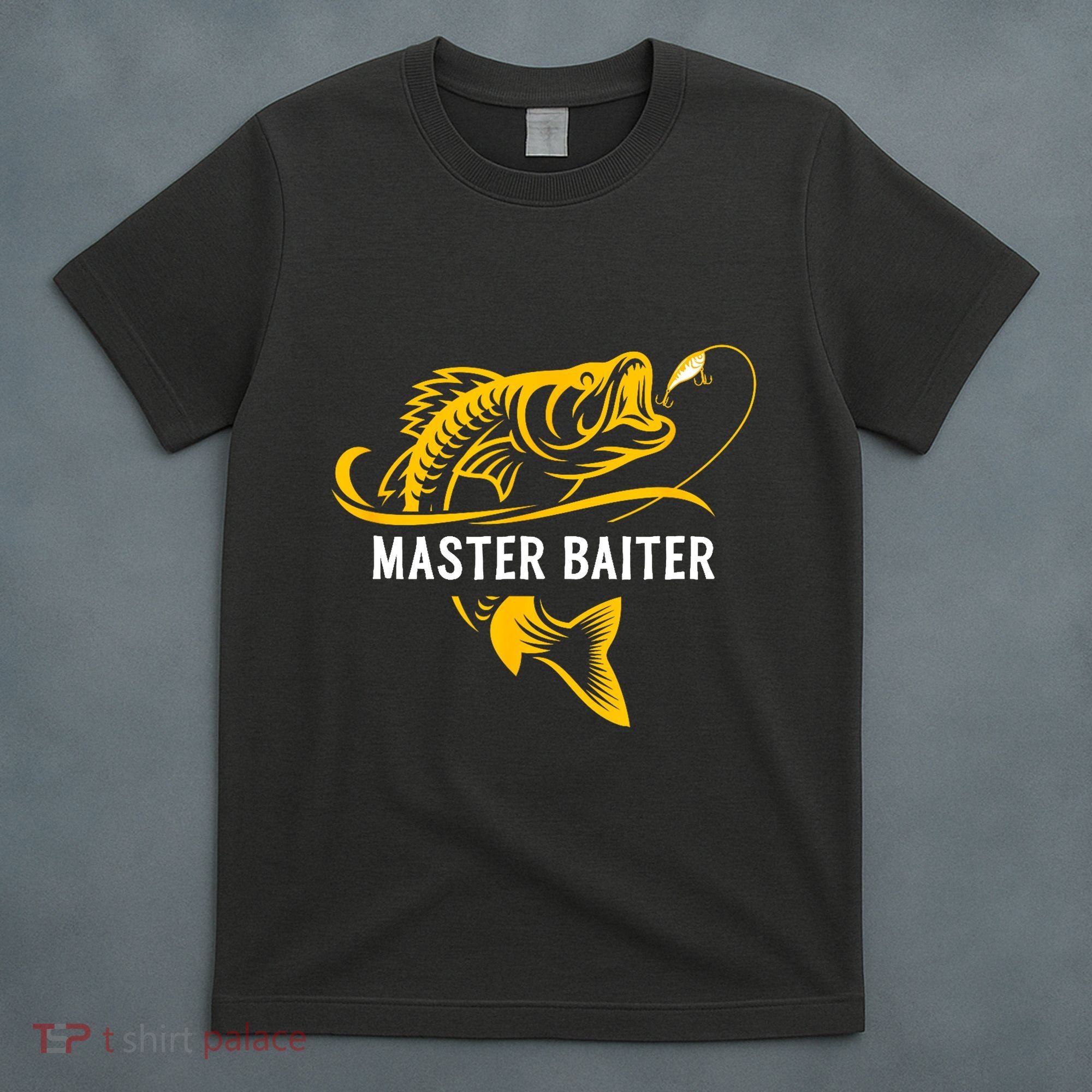 Master Baiter Hoocker Funny Fishing Gift T-Shirt