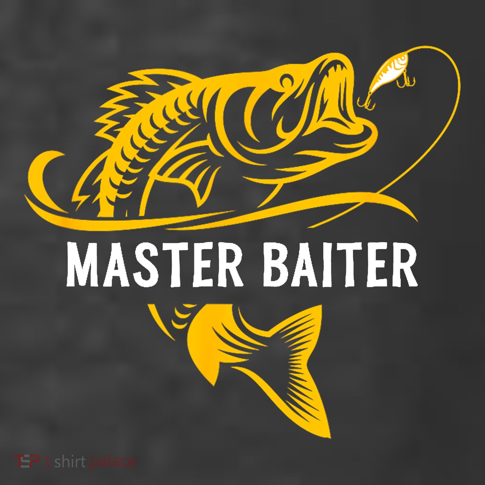 Master Baiter Hoocker Funny Fishing Gift Kids T-Shirt