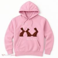 My Butt Hurts Funny Easter Chocolate Bunny Meme Joke Gift Hoodie thumb 0