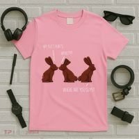 My Butt Hurts Funny Easter Chocolate Bunny Meme Joke Gift T-Shirt thumb 5