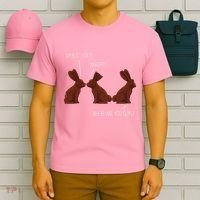 My Butt Hurts Funny Easter Chocolate Bunny Meme Joke Gift T-Shirt thumb 6