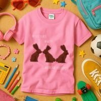 My Butt Hurts Funny Easter Chocolate Bunny Meme Joke Gift Kids T-Shirt thumb 3