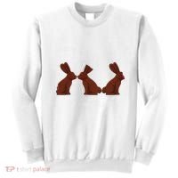 My Butt Hurts Funny Easter Chocolate Bunny Meme Joke Gift Sweatshirt thumb 0