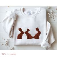 My Butt Hurts Funny Easter Chocolate Bunny Meme Joke Gift Sweatshirt thumb 2