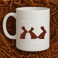 My Butt Hurts Funny Easter Chocolate Bunny Meme Joke Gift Coffee Mug thumb 2