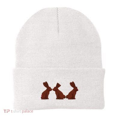 My Butt Hurts Funny Easter Chocolate Bunny Meme Joke Gift Beanie