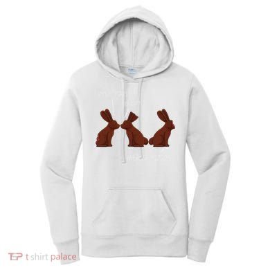 My Butt Hurts Funny Easter Chocolate Bunny Meme Joke Gift Women's Hoodie