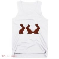 My Butt Hurts Funny Easter Chocolate Bunny Meme Joke Gift Tank Top thumb 0