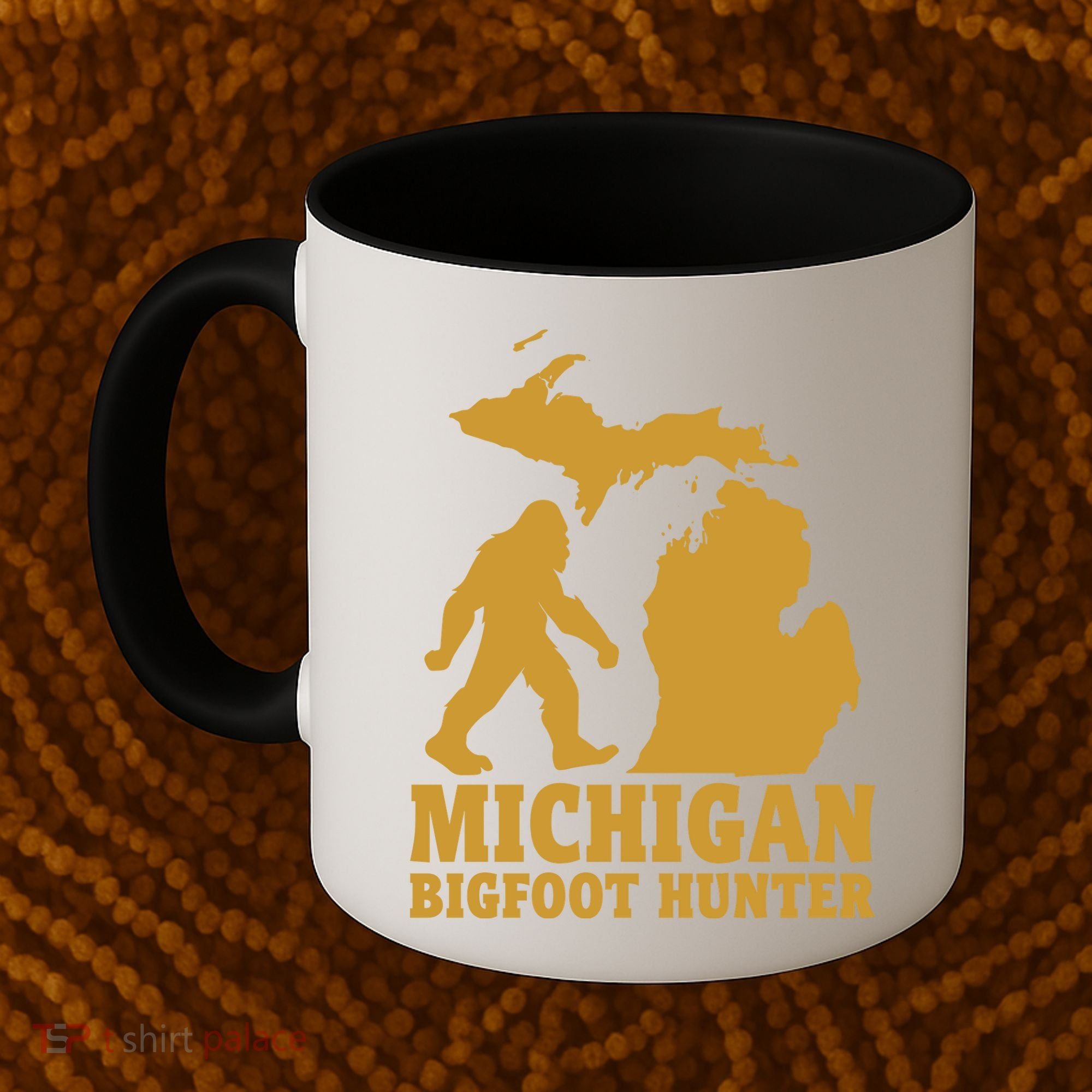 Michigan Bigfoot Hunter Coffee Mug