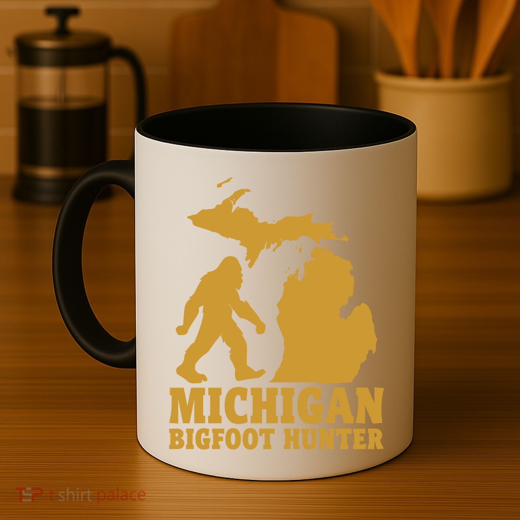 Michigan Bigfoot Hunter Coffee Mug