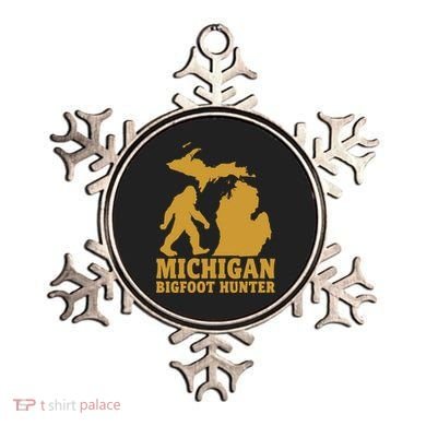 Michigan Bigfoot Hunter Ornament