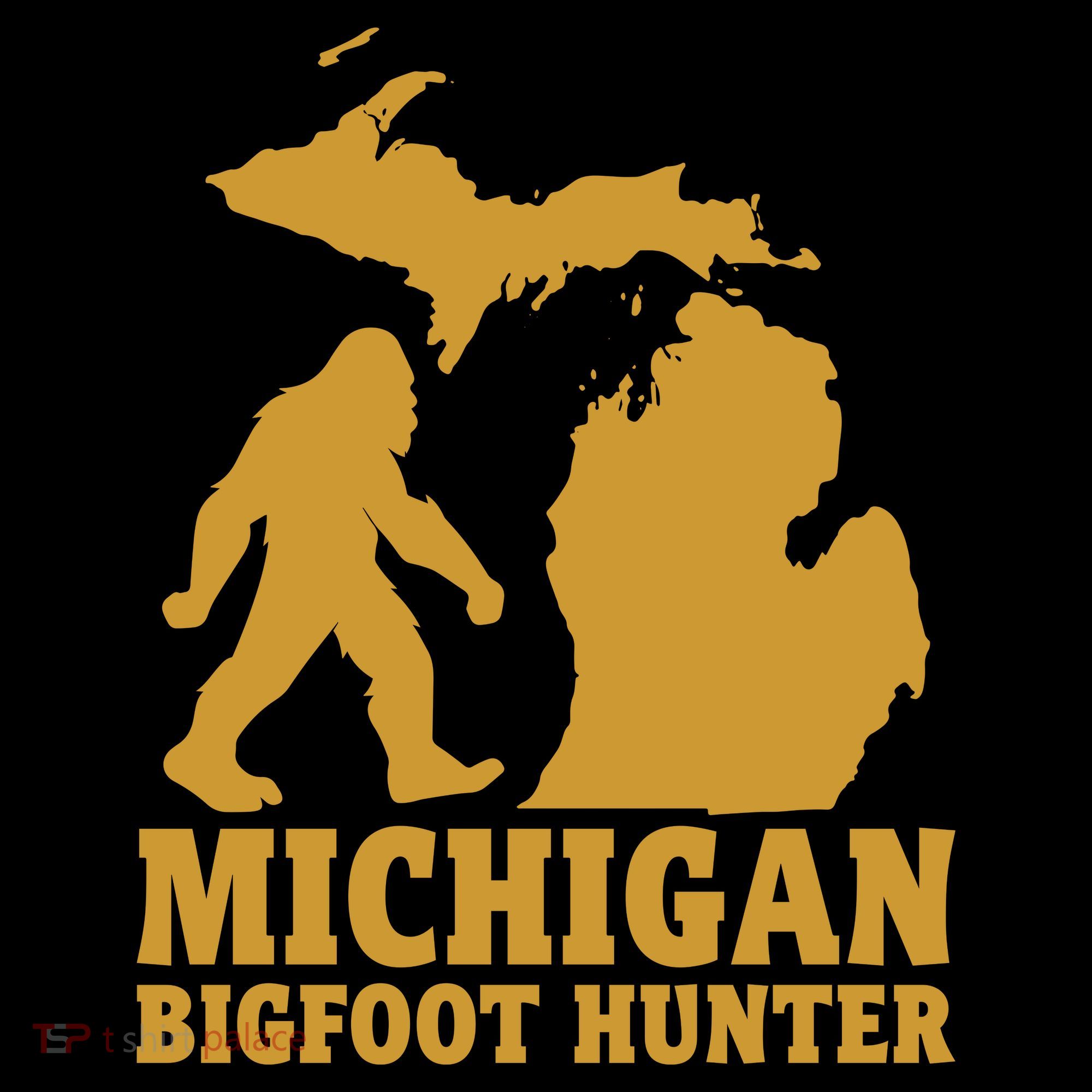 Michigan Bigfoot Hunter Ornament