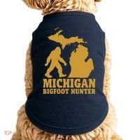 Michigan Bigfoot Hunter Doggie Tank thumb 0