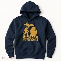 Michigan Bigfoot Hunter Hoodie thumb 0