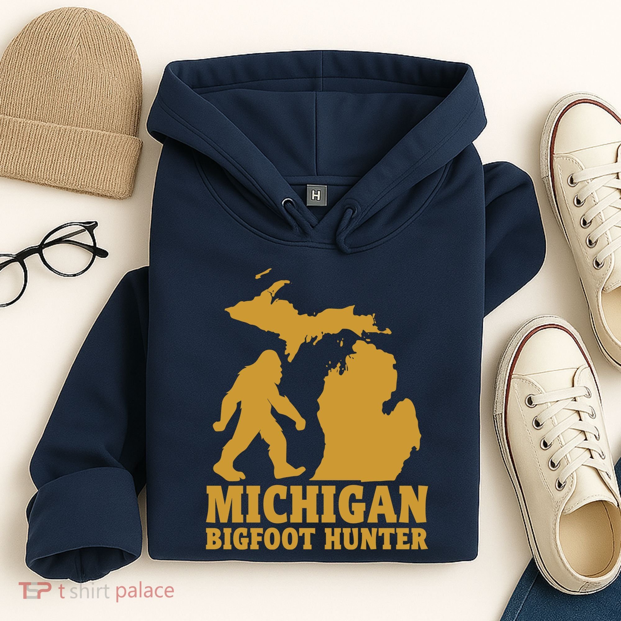 Michigan Bigfoot Hunter Hoodie