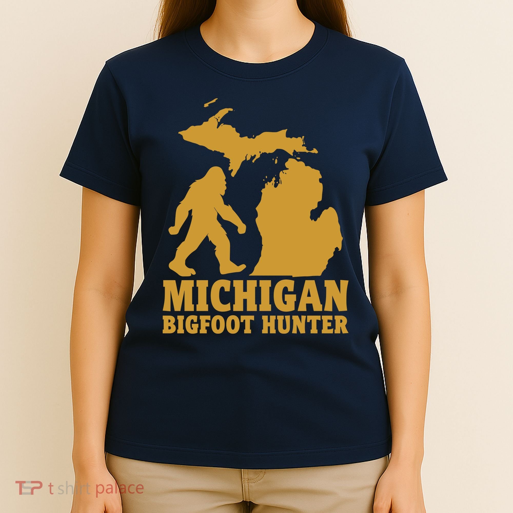 Michigan Bigfoot Hunter T-Shirt