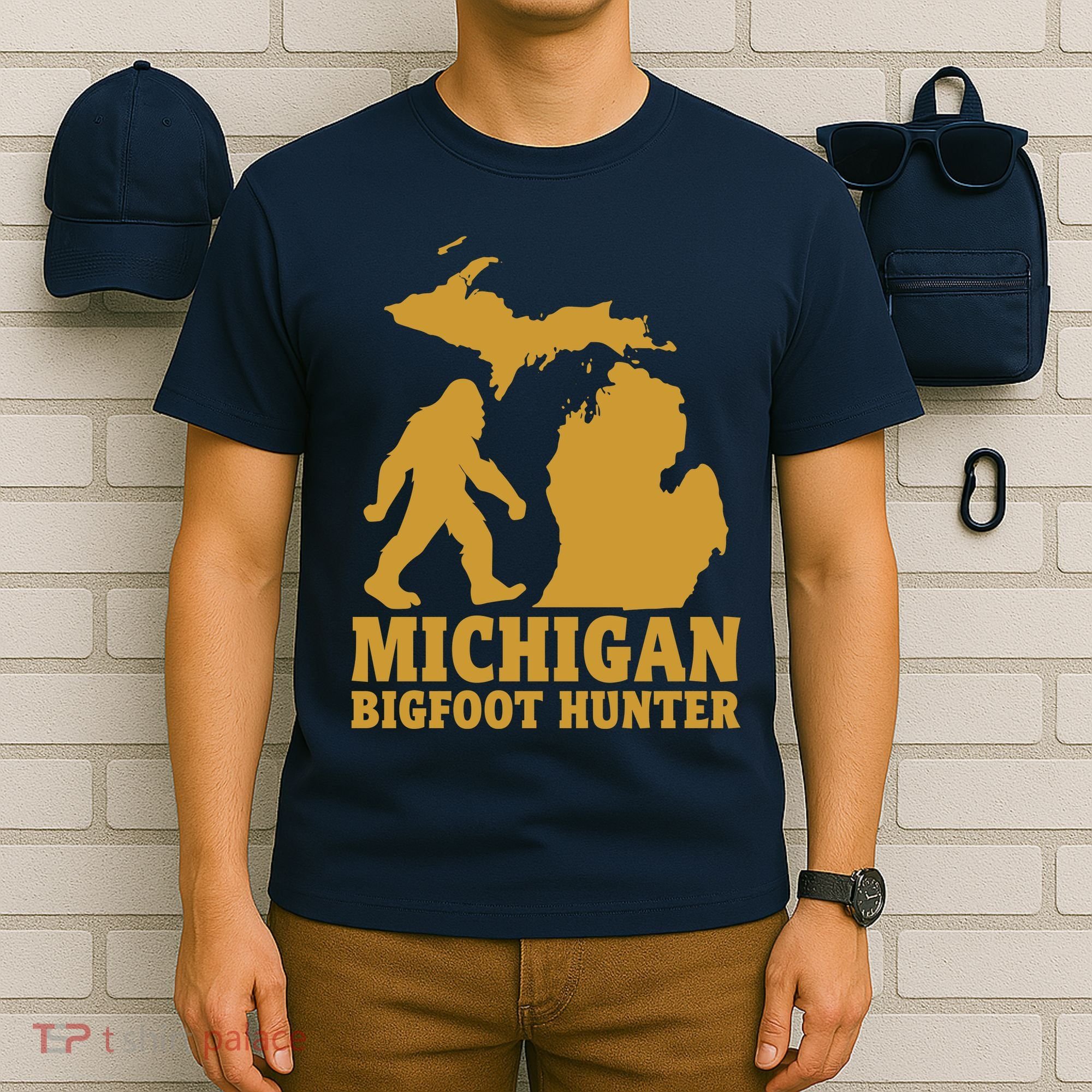 Michigan Bigfoot Hunter T-Shirt