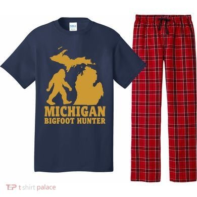 Michigan Bigfoot Hunter Pajama Set