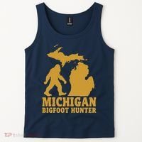 Michigan Bigfoot Hunter Tank Top thumb 2