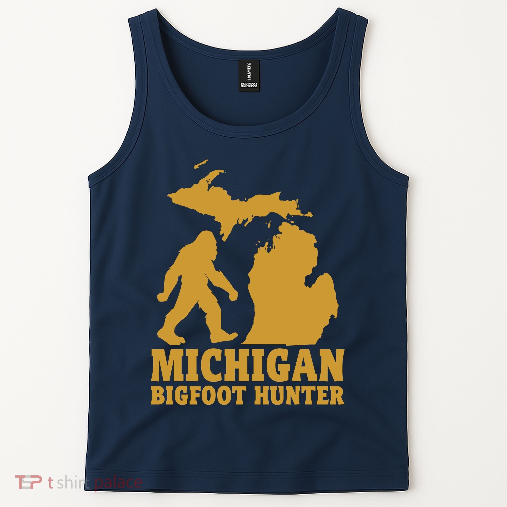 Michigan Bigfoot Hunter Tank Top