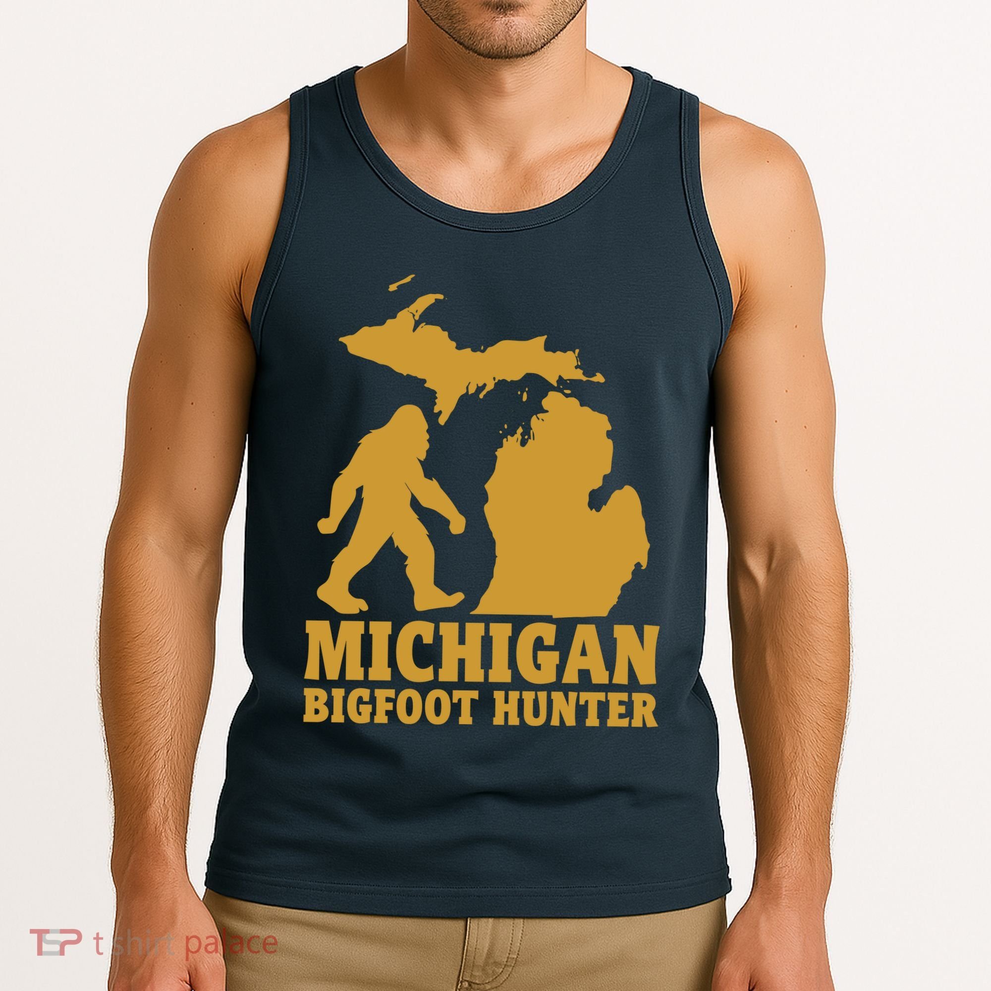 Michigan Bigfoot Hunter Tank Top