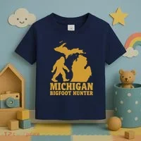 Michigan Bigfoot Hunter Toddler T-Shirt thumb 3