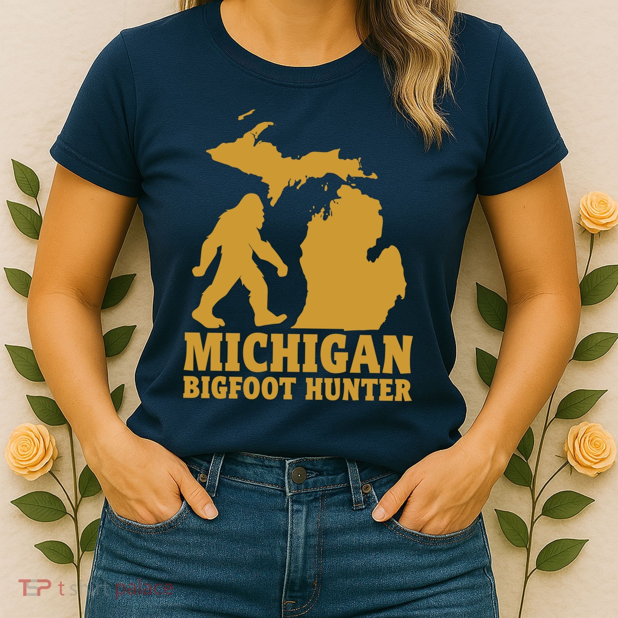 Michigan Bigfoot Hunter Women's T-Shirt